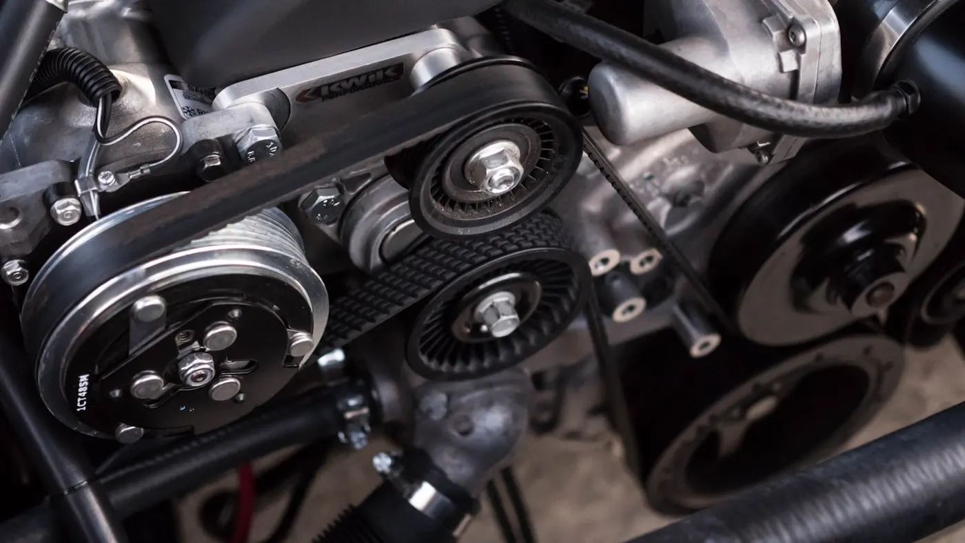 Engine bay close-up